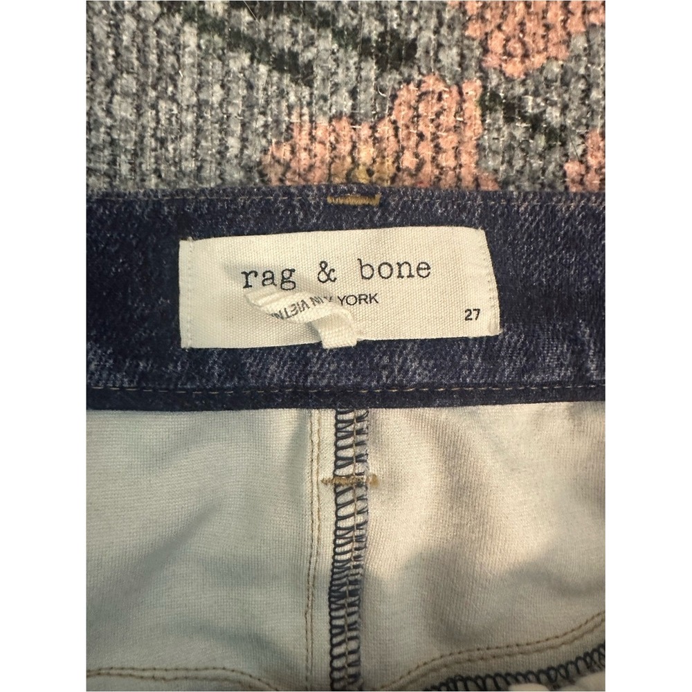 rag & bone Miramar Harlow Refine Knit Ankle Straight Pant in Nolita, Size 27 - Picture 6 of 7